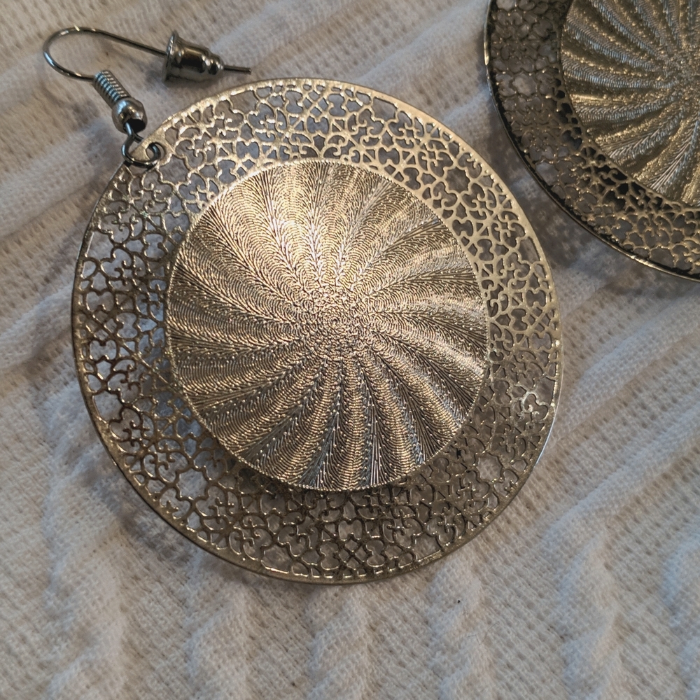 Sterling Silver holographic earrings